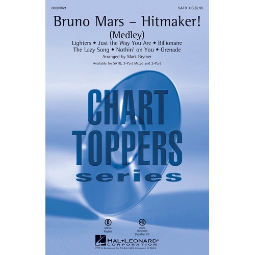Bruno Mars Hitmaker ShowTrax CD (CD Only)