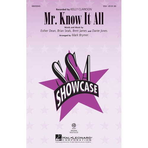 Mr Know It All SSA (Octavo)