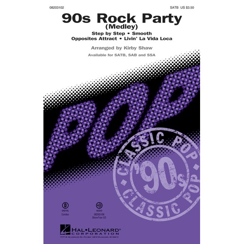 90s Rock Party (Medley) SSA (Octavo)