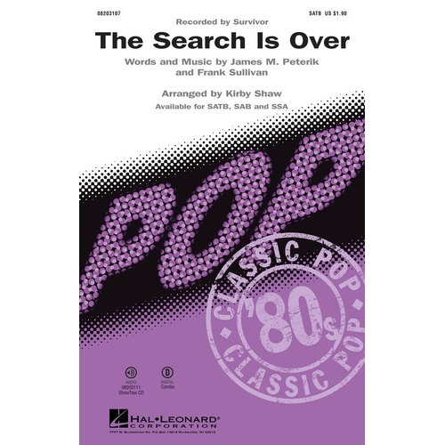 Search Is Over ShowTrax CD (CD Only)