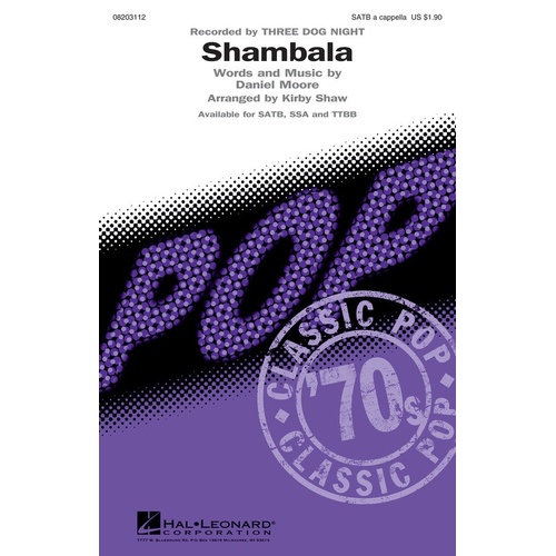 Shambala TTBB (Octavo)