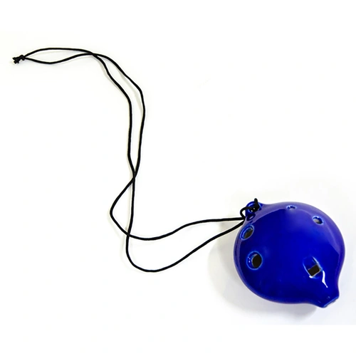 Ceramic Ocarina with Sling - Large