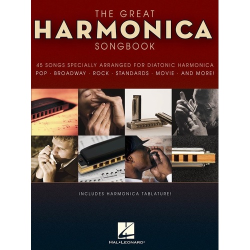 Great Harmonica Songbook by Hal Leonard - 104 Pages