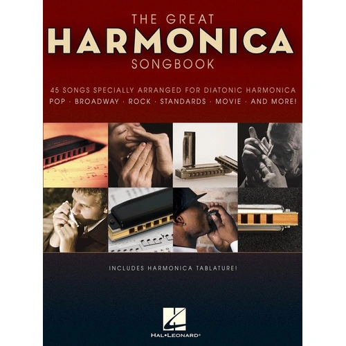 Great Harmonica Songbook by Hal Leonard - 104 Pages