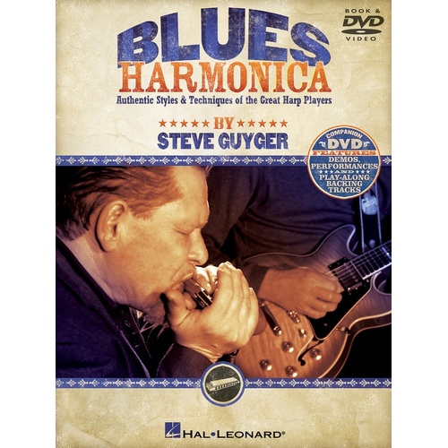 Blues Harmonica Book/DVD (Softcover Book/DVD)