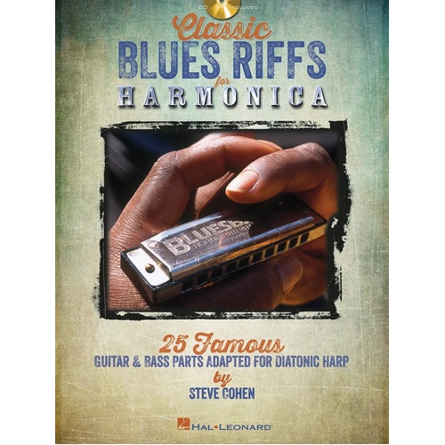 Classic Blues Riffs For Harmonica Book/CD (Softcover Book/CD)