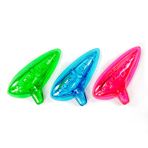 Ocarina-Transparent Plastic Assorted (Single)