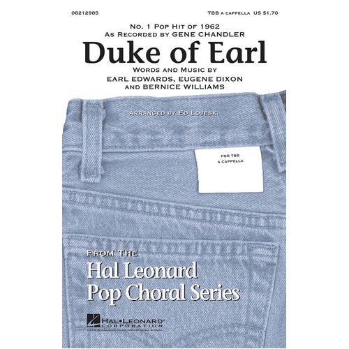 Duke Of Earl Tbb A Cappella (Octavo)