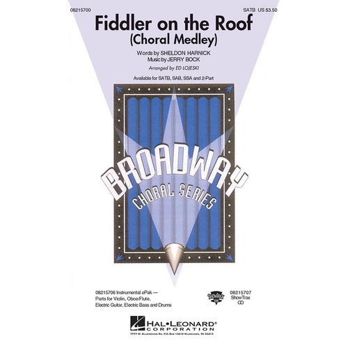 Fiddler On Roof ShowTrax CD (CD Only)
