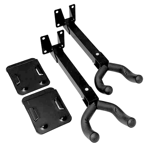 Guitar Wall & Slatwall Hanger - Adjustable Angle - 2 Pack - 26.5cm Length