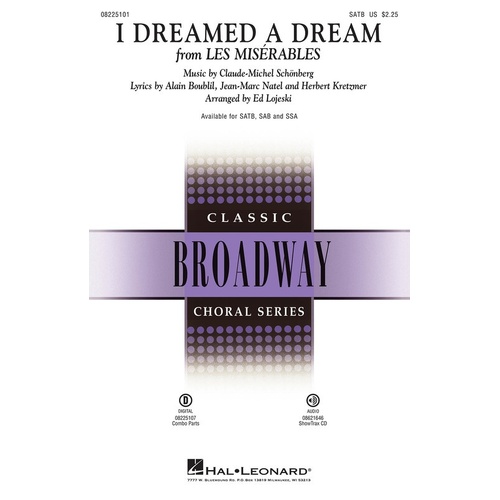 I Dreamed A Dream SATB (Octavo)
