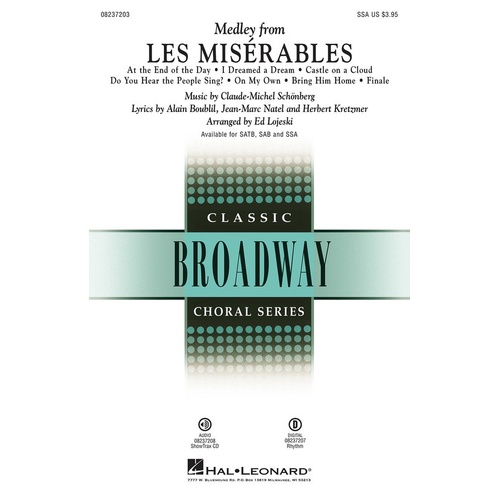 Les Miserables Medley SSA (Octavo)