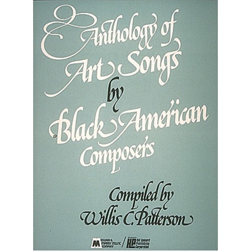 Anthology Art Song By Black American Composers (Softcover Book)