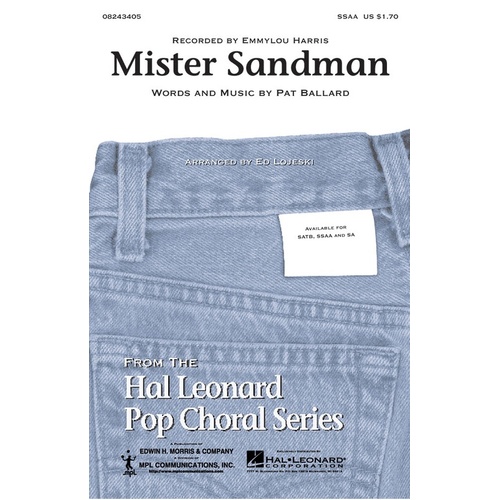Mister Sandman SSAA (Octavo)