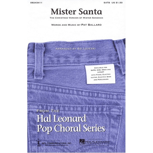 Mister Santa SATB (Octavo)