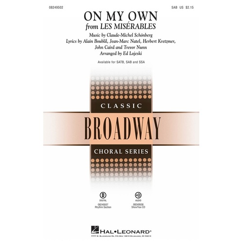 On My Own SAB (Octavo)