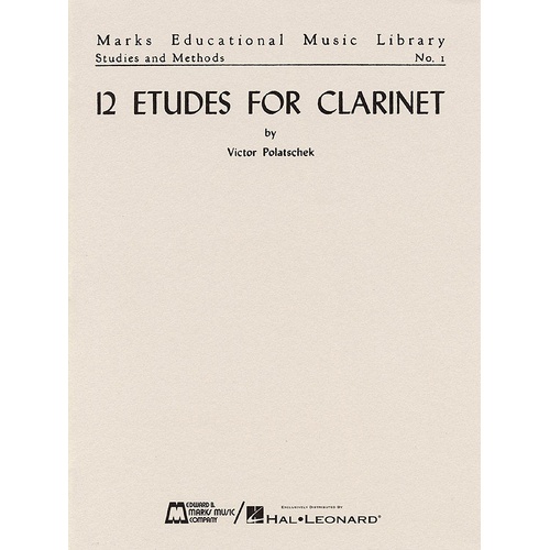 Etudes 12 For Clarinet Ww Method (Softcover Book)