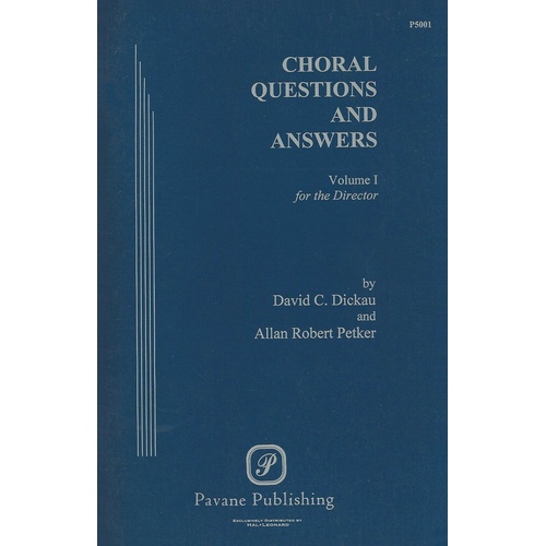 Choral Questions And Answers Vol 1 (Book)