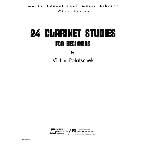 Clarinet Studies 24 Beg Ww Method (Softcover Book)