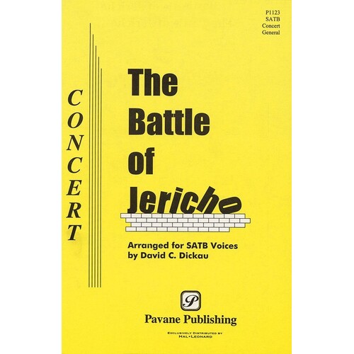 Battle Of Jericho SATB Arr Dickau (Octavo)