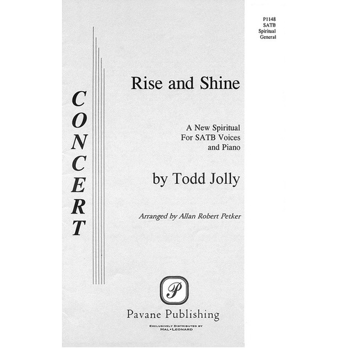 Rise And Shine Spiritual SATB (Octavo)