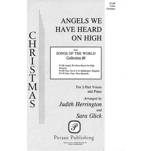 Angels We Have Heard On High Christmas 2 Pt (Octavo)