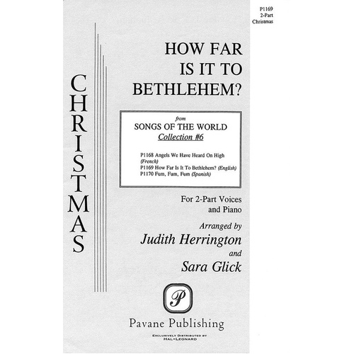 How Far Is It To Bethlehem 2 Pt (Octavo)
