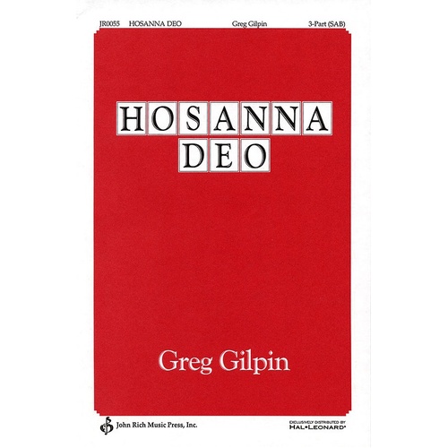 Hosanna Deo SAB (Octavo)