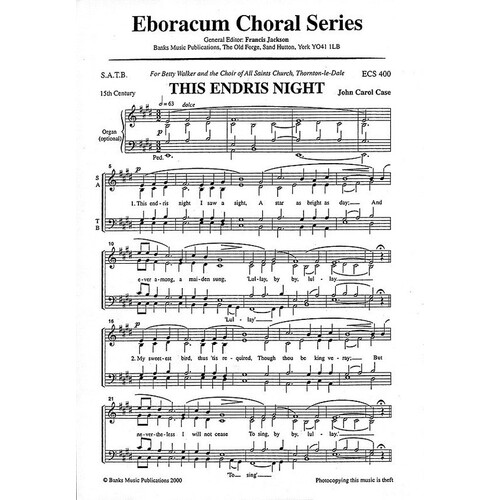 Endris Night SATB