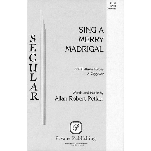 Sing A Merry Madrigal SATB (Octavo)