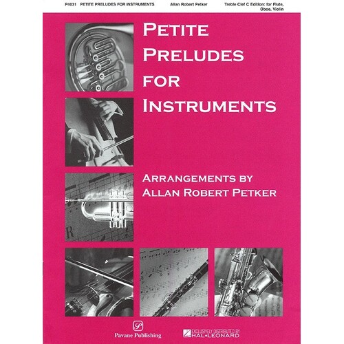 Petite Preludes For Instruments C Ed