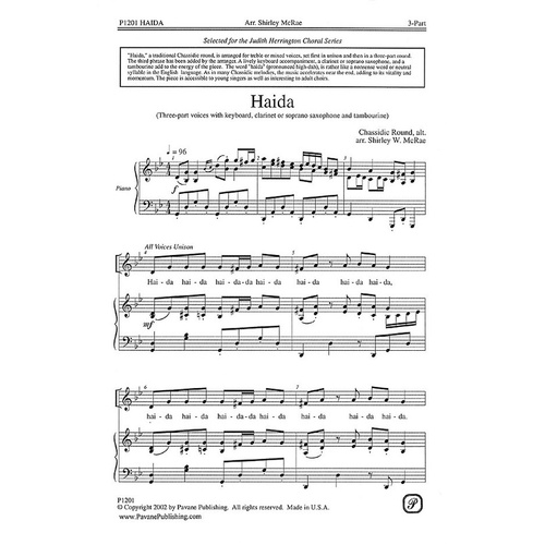 Haida 3Pt (Octavo)