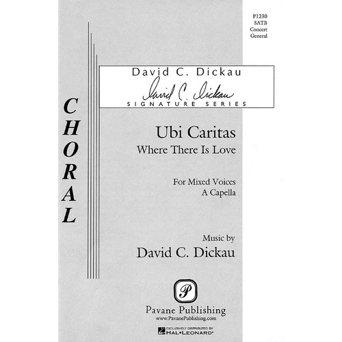 Ubi Caritas SATB A Cappella (Octavo)
