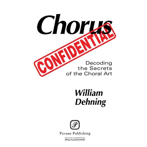 Chorus Confidential (Book)