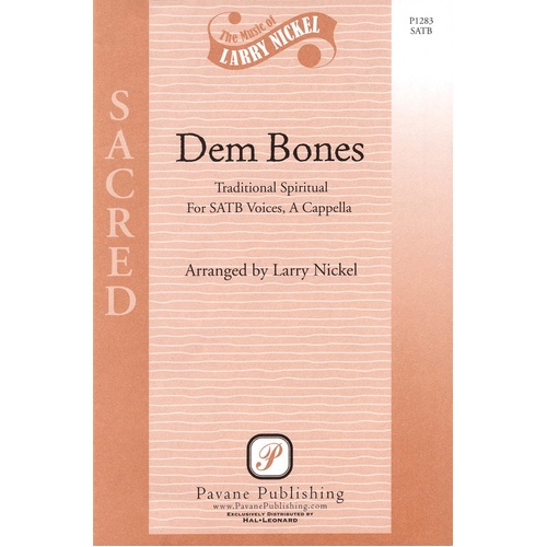 Dem Bones SATB A Cappella (Octavo)