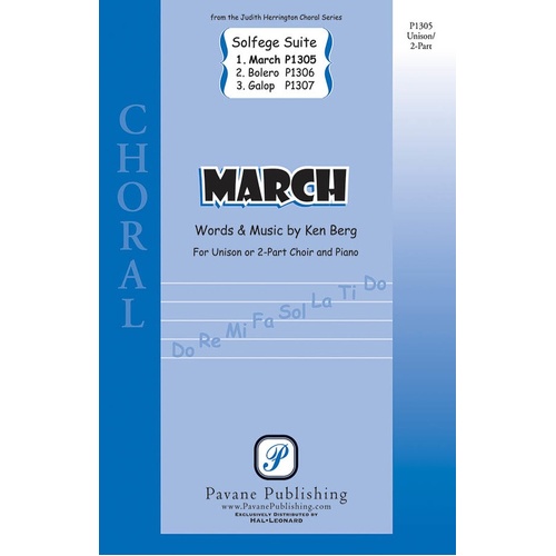 Solfege Suite March Unison/2Pt (Octavo)