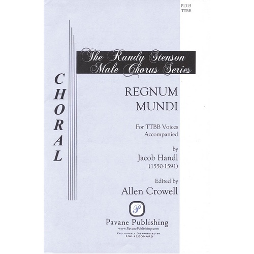 Regnum Mundi TTBB A Cappella (Octavo)