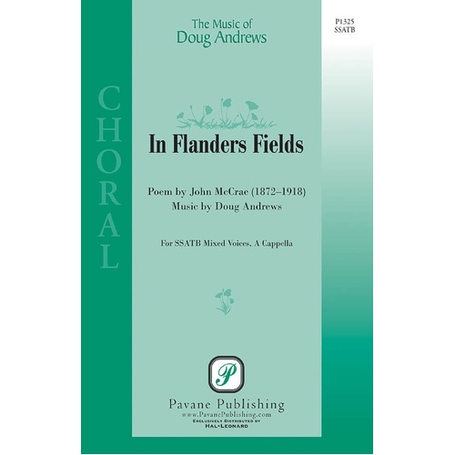 In Flanders Fields SSATB A Cappella (Octavo)