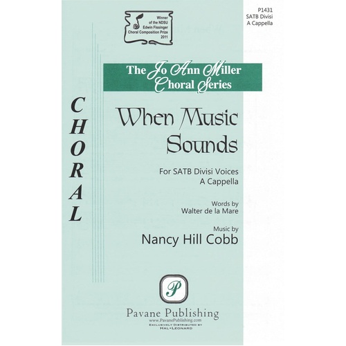 When Music Sounds SATB (Octavo)