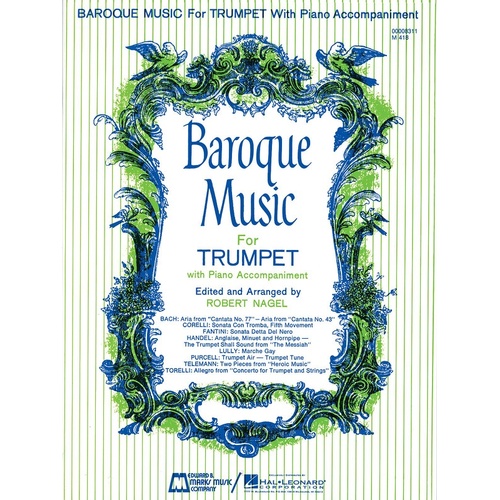 Baroque Music For Trumpet (Softcover Book (repo lyric))