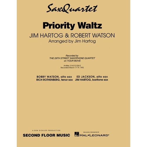 Priority Waltz (Music Score/Parts)