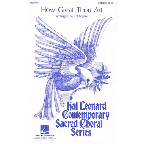 How Great Thou Art SATB (Octavo)