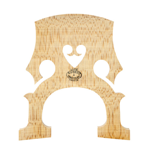 Aubert Mirecourt Luxe Cello Bridge #18 - French Treated, 90mm Leg Width