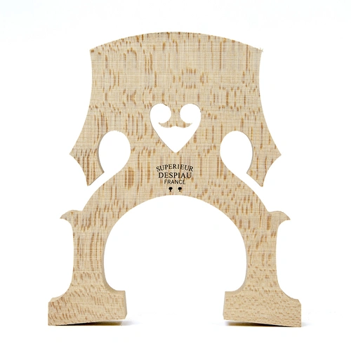 Despiau French Low Cello Bridge B90NT, 90mm Leg Width, Low Fingerboard Angle, Quite Low Arch Height, Medium Wood Above Heart