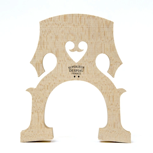 Despiau French Cello Bridge Med - B90NT, Low Angle Fingerboard, 90mm Leg Width, Low Arch Height, Medium Heart Wood