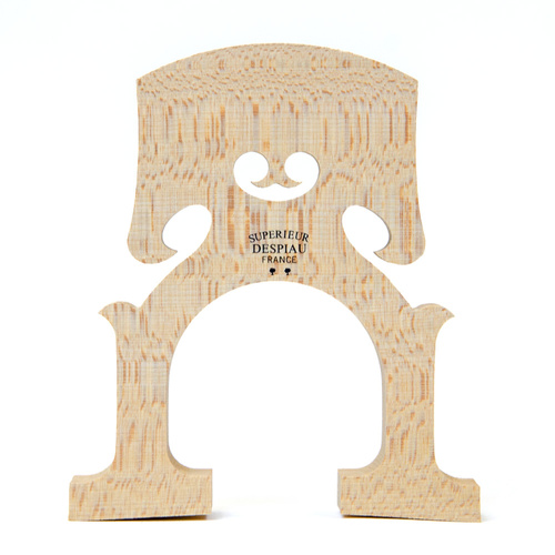 Despiau Belgian Cello Bridge Low-B90NT, 90mm Leg Width, Medium Angle, High Arch, Upside Down U Design