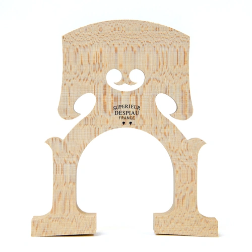 Despiau Belgian Cello Bridge Low-B90NT, 90mm Leg Width, Medium Fingerboard Angle, High Arch Height, Upside Down U Design