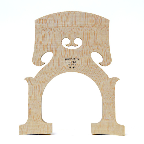 Despiau Belgian Cello Bridge Model B94NT, 94mm Leg Width, Very High Fingerboard Angle, Upside Down U Arch Design
