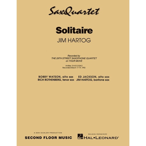 Solitaire (Music Score/Parts)