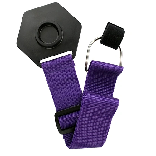 Ultima Cello Endpin Stop Anchor with Purple Strap - Adjustable, Anti-Skid, Durable, Lightweight, Fits Standard Endpins Up to 25mm Diameter